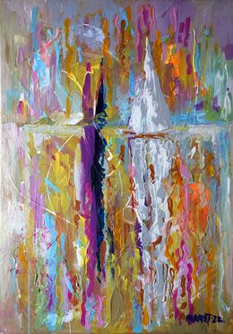 Gemälde, Purple Sail, Rakhmet Redzhepov (Ramzi)