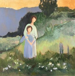 Painting, Memories. Little Sisters, Iryna Bondar