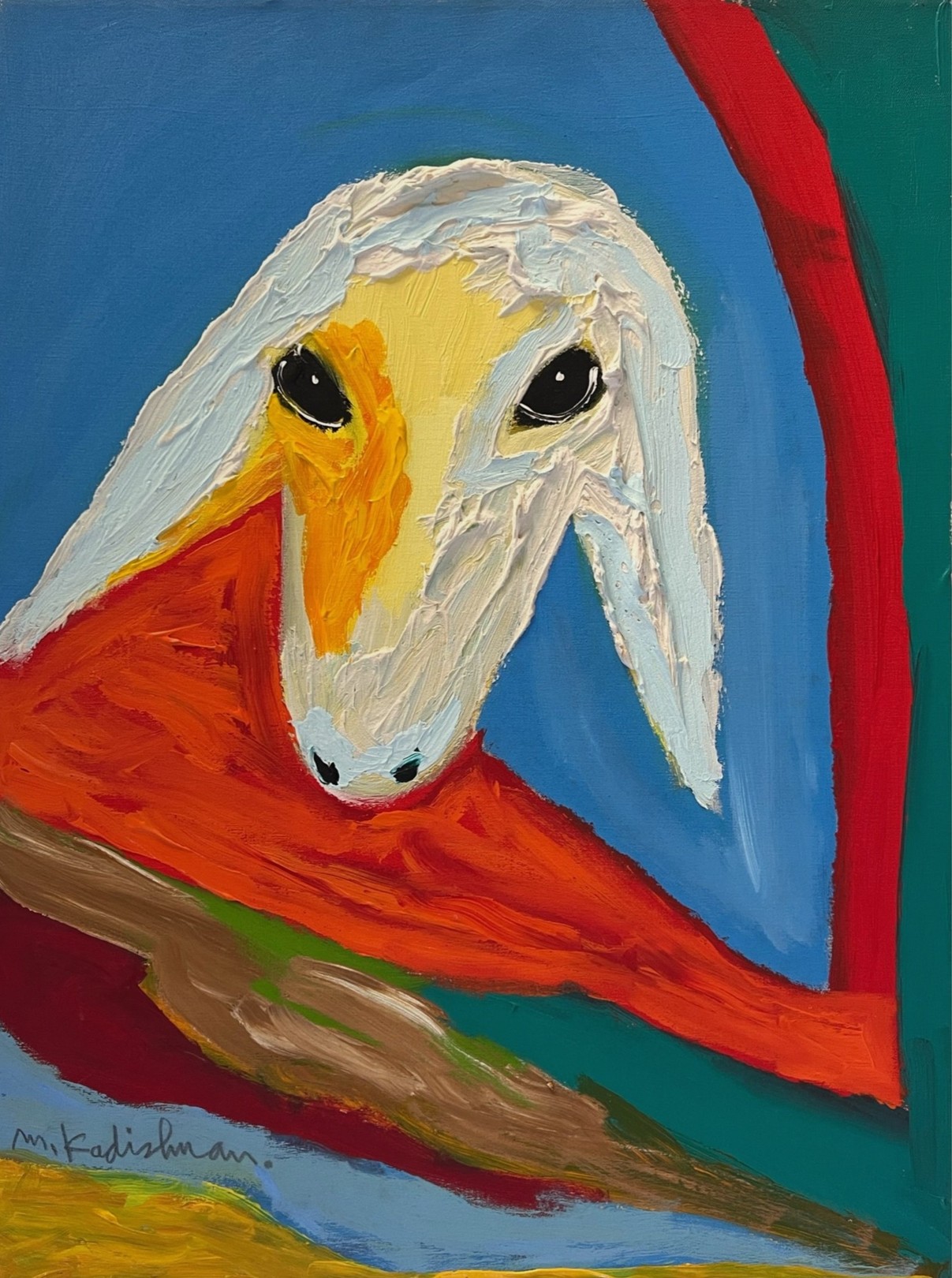 Menashe Kadishman, Gentle Sheep Menashe Kadishman, Gentle Sheep