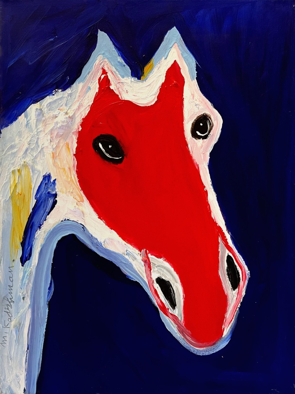 Menashe Kadishman, “Brave Horse” Menashe Kadishman, “Brave Horse”