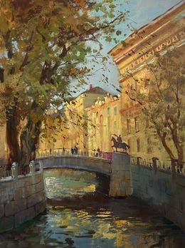 Gemälde, The Quiet Whisper of a City Park, Suprunchuk Yuriy