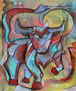 Gemälde, Le Taureau, Christopher Lecoutre