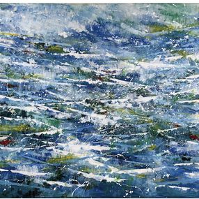 Gemälde, Clouds, time and memory, Mayumi Kuwayama