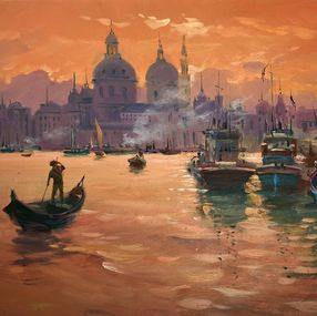 Peinture, The atmosphere of the Venetian city, Suprunchuk Yuriy