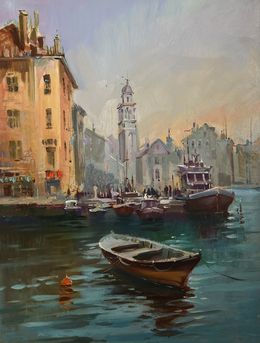 Gemälde, Walking tour of the Venetian city, Suprunchuk Yuriy