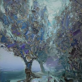Gemälde, Misty landscape, Alisa Onipchenko-Cherniakovska