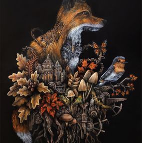Gemälde, Autumn Forest Mechanimal, Ardif
