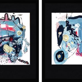 Painting, Células activas #6 and #4, Alec Franco