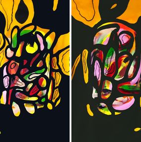 Peinture, Silencio #1 and #2 Diptych, Alec Franco