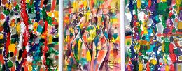 Painting, Erotic jazz (triptych)-I, Stanislav Bojankov