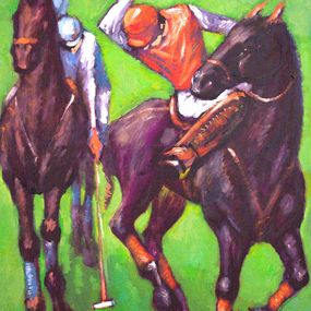 Gemälde, Polo the Game, Rumen Sazdov