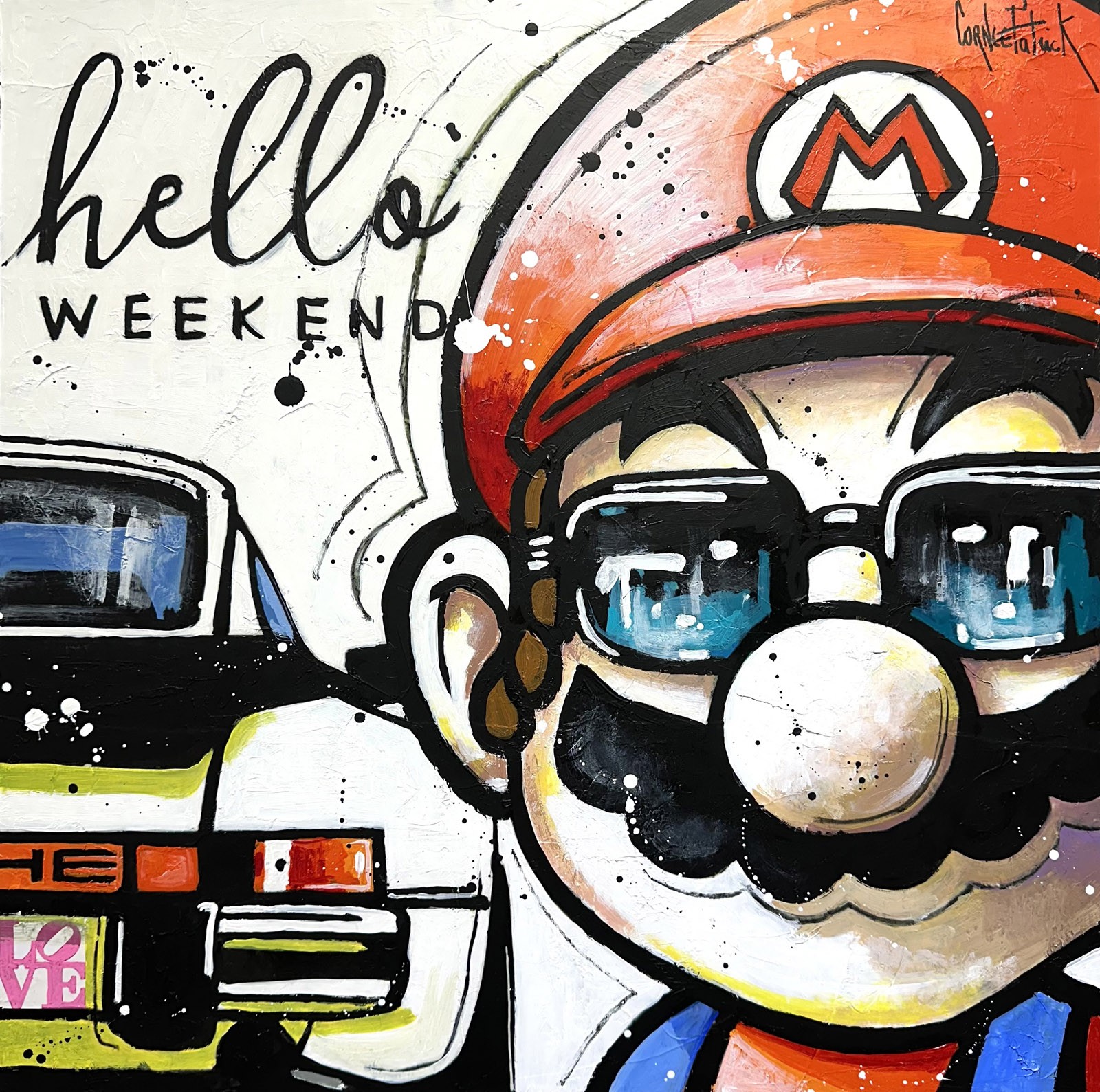 Patrick Cornée, Weekend de super Mario avec sa Porsche Patrick Cornée, Weekend de super Mario avec sa Porsche