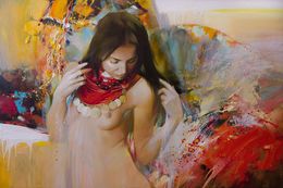 Painting, Gipsy princess, Vasyl Khodakivskyi
