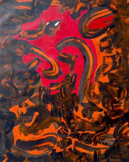 Painting, Inferno, Richard Solstjärna