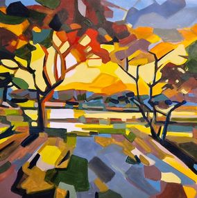 Painting, Sunrise, Alexandra Djokic