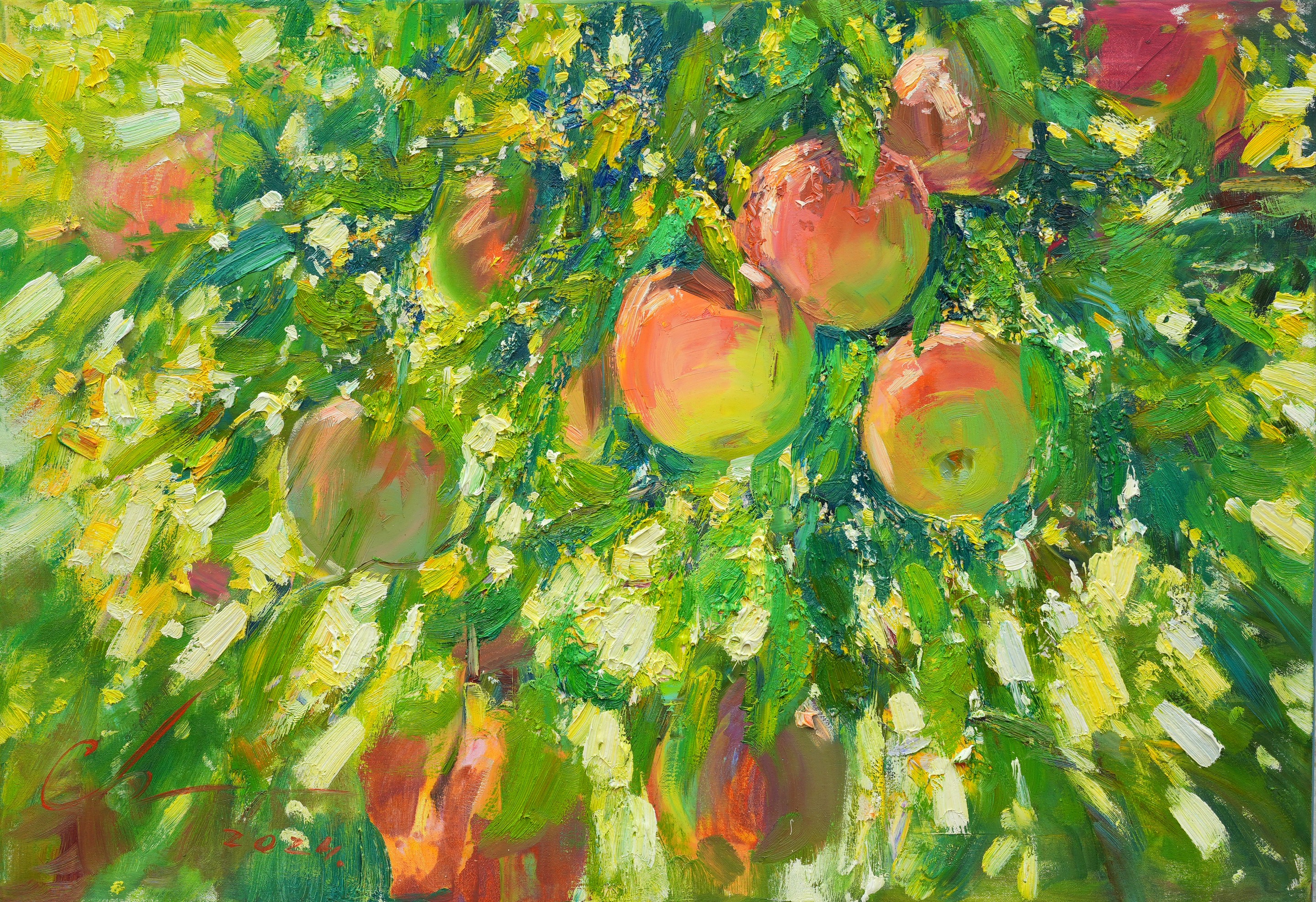 Serhii Cherniakovskyi, Apples in the garden Serhii Cherniakovskyi, Apples in the garden