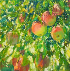 Painting, Apples in the garden, Serhii Cherniakovskyi
