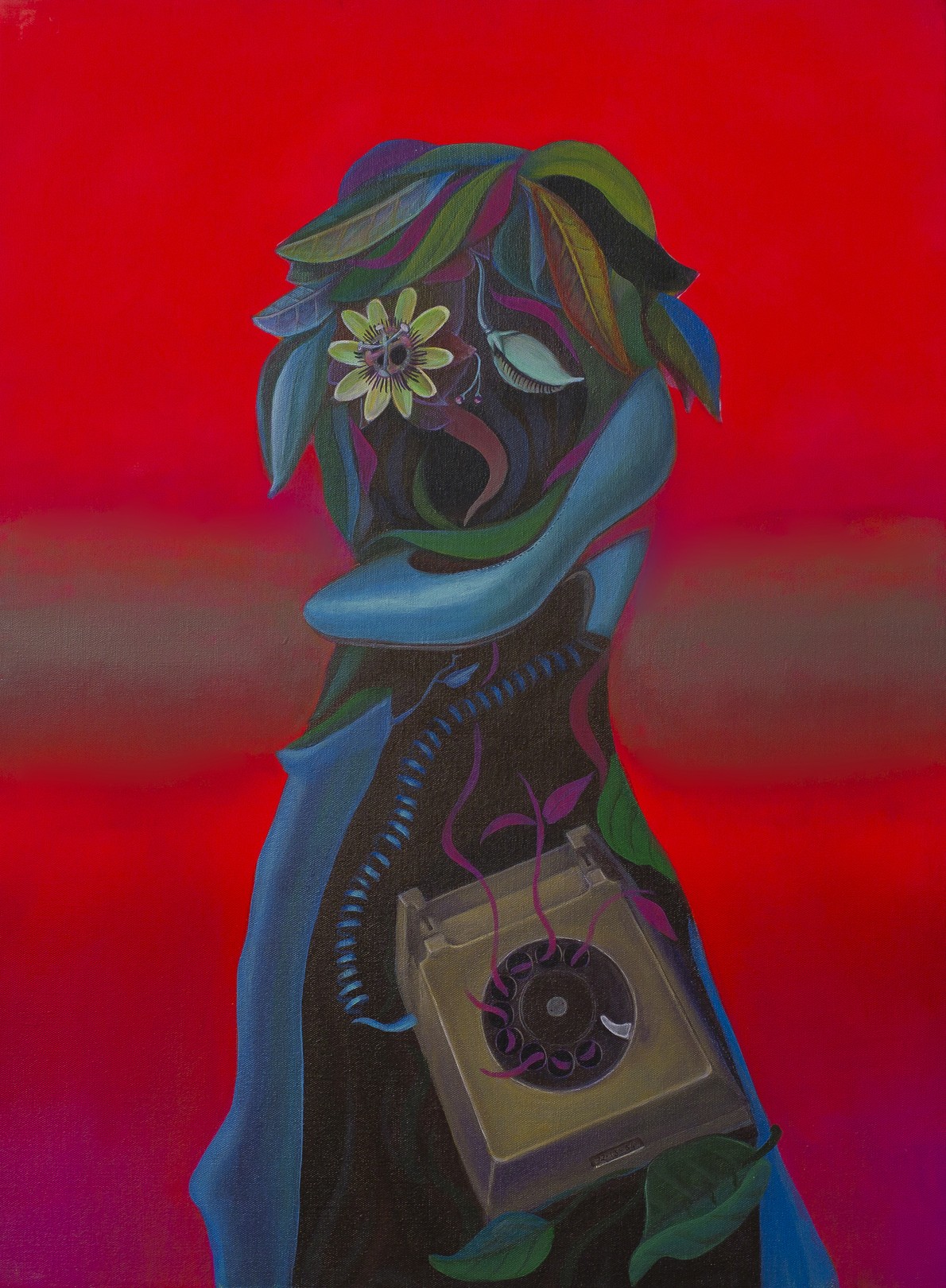 Natasha Lelenco, I Just Call to Say I Love You - Acrylic Portrait on Canvas (1) Natasha Lelenco, I Just Call to Say I Love You - Acrylic Portrait on Canvas (1)