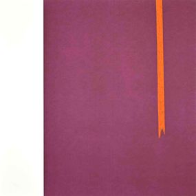 Print, Green Cosmos - Dark Violet, Eleni Zerva