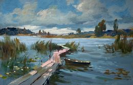 Gemälde, Quiet flow of the river, Suprunchuk Yuriy