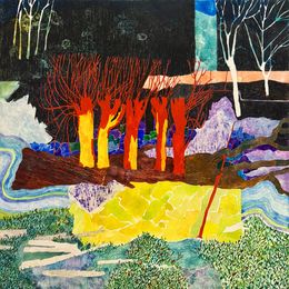 Gemälde, Liberated Forest: Red Carnival versus White Elegy, Dake Wang Qi