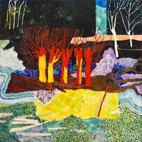 Gemälde, Liberated Forest: Red Carnival versus White Elegy, Dake Wang Qi