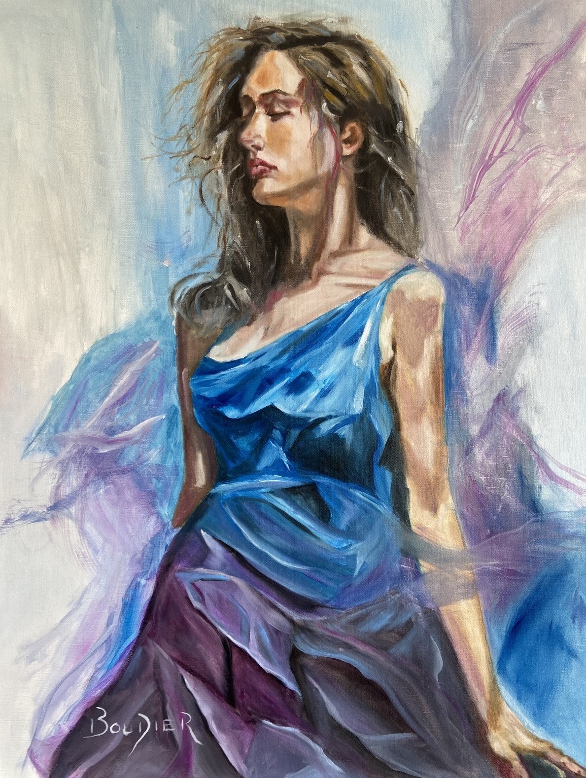 Boudier, Robe bleue Boudier, Robe bleue
