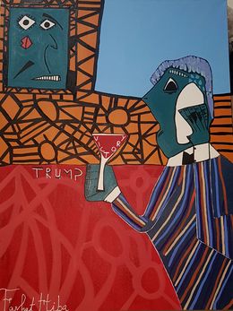 Peinture, Trump's victory, Tima&Hiba_Art