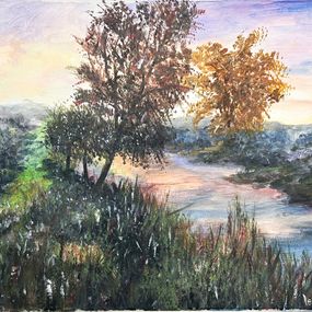 Gemälde, Paesaggio campestre, Daniele Teobaldelli