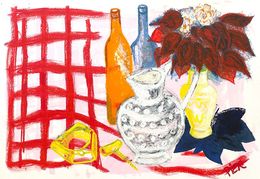 Peinture, La nappe à carreaux, Pier