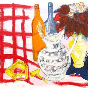 Peinture, La nappe à carreaux, Pier