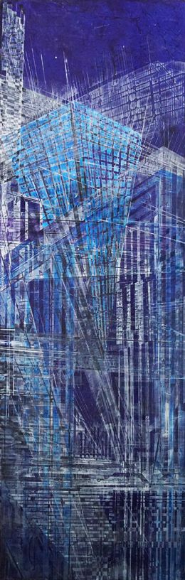 Painting, La vie en bleu BIS, Olivier Ebel