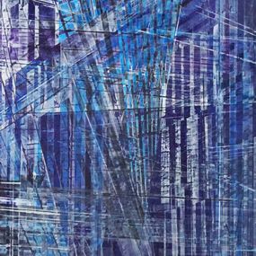 Painting, La vie en bleu BIS, Olivier Ebel