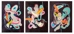 Painting, ADN 400, (Triptych), Alec Franco