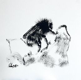 Fine Art Drawings, Bumblebee I, Chahrazed Fekih