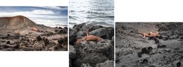 Fotografien, Engulfment Tatacóa 1, Cartagena 4 and Tatacóa 13, Triptych, Javier Rey