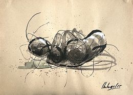 Fine Art Drawings, Abeille x (2), Chahrazed Fekih