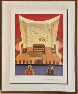 Drucke, Miserable Flat from The Marquis de Sade, Salvador Dali