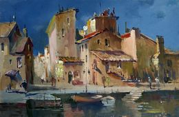 Gemälde, Shadows of City Life, Suprunchuk Yuriy