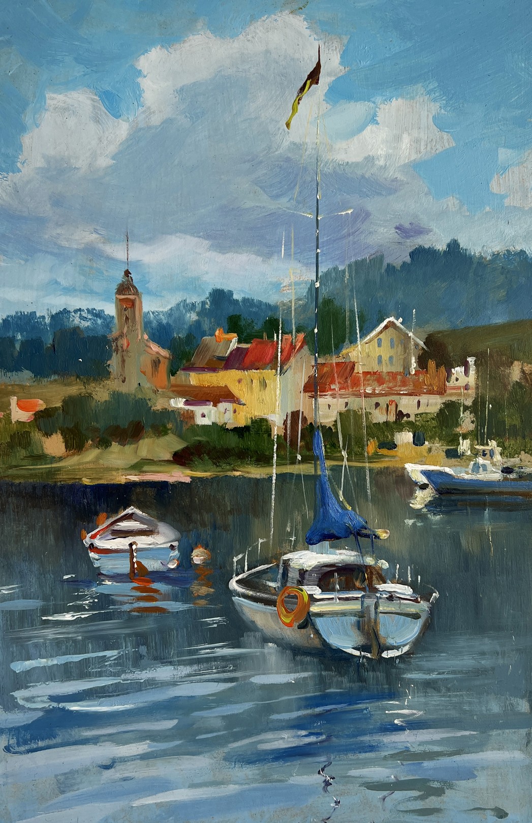 Suprunchuk Yuriy, Boats off the city coast Suprunchuk Yuriy, Boats off the city coast