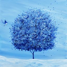Gemälde, Great Hope from a Blue Bird, Yeju Kwon