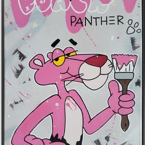 Gemälde, Black Paint Panther, MHY