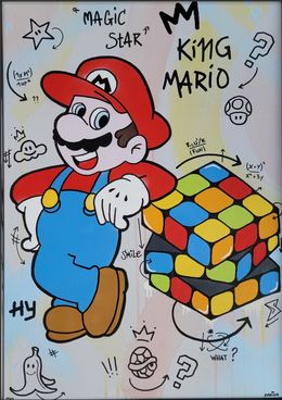 Gemälde, Rubik's Mario, MHY
