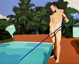 Peinture, Le piscinier de Miami, Michel Das