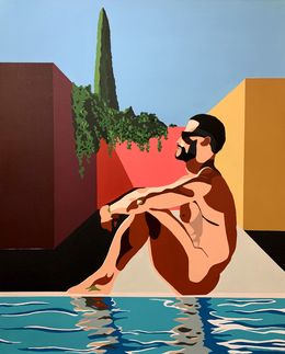 Gemälde, Nu à Mexico, Michel Das