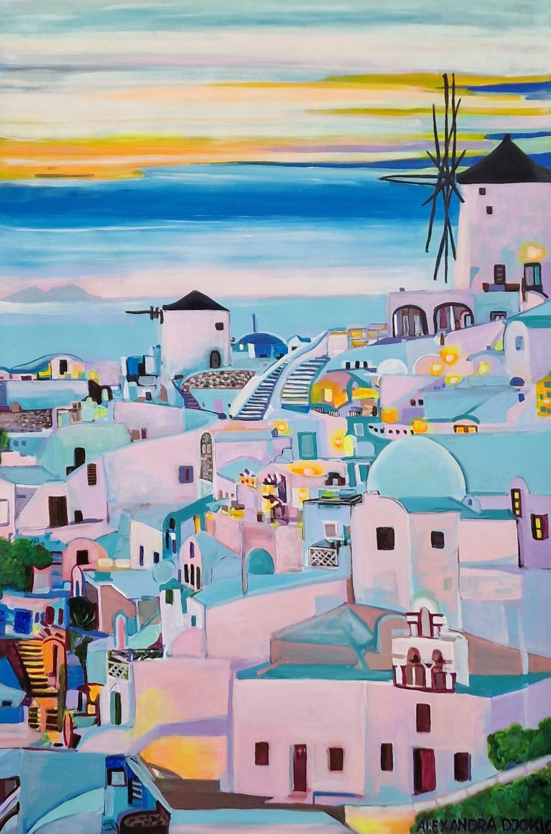 Alexandra Djokic, Santorini Alexandra Djokic, Santorini