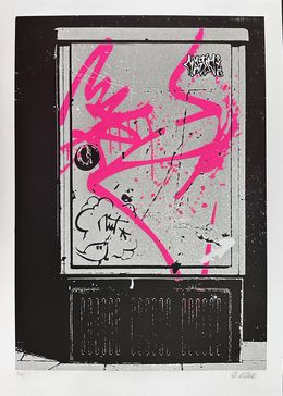 Print, Stromkasten (pink), Oliver Räke (Magic)