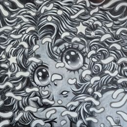 Painting, Chun-Ja’s Multiverse Story - Chun-Ja Face 1, Shin Seung-Hun