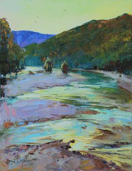 Peinture, Summer evening, Alisa Onipchenko-Cherniakovska