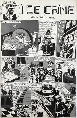 Fine Art Drawings, Ice Crime (1), Olivia Clavel